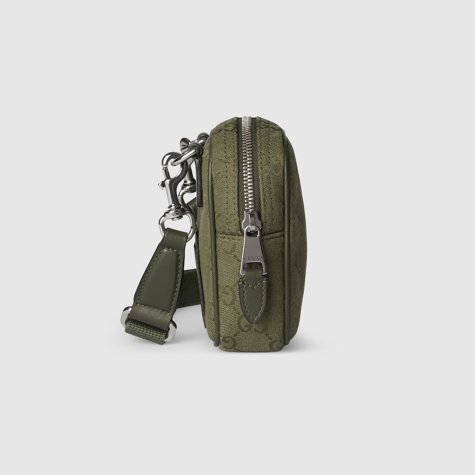 GG canvas mini bag in forest green GG canvas | GUCCI® US