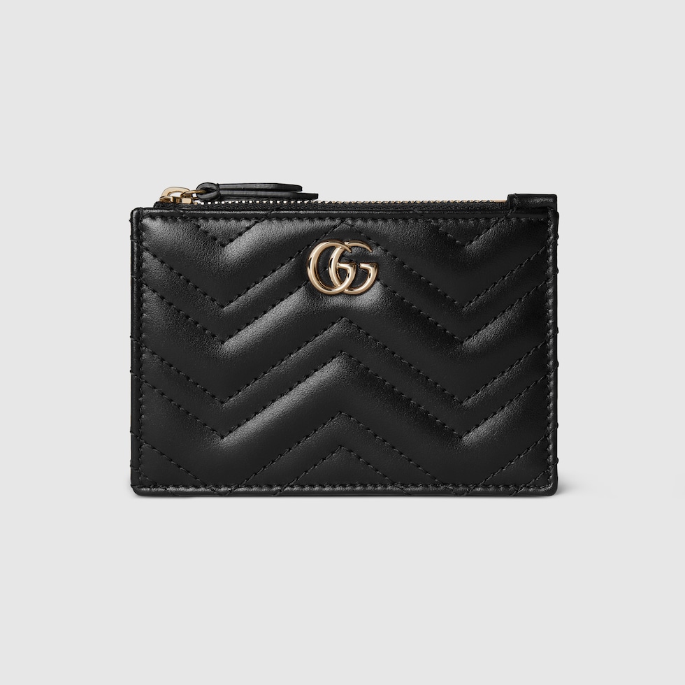 ダブルG キーケースブラック レザー | GUCCI公式