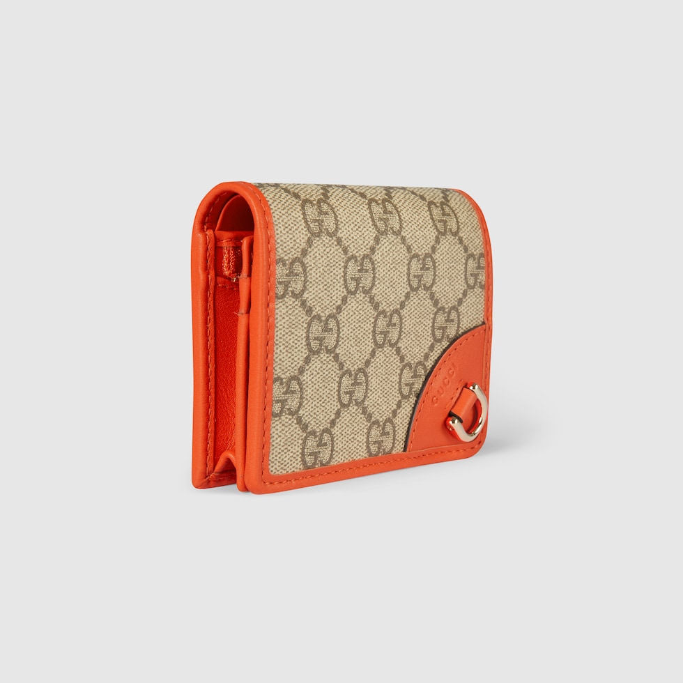 GGエンブレム〕スモールウォレット ・ベージュ&ブラウン GG GGエンブレム〕スモールウォレット ・ベージュ&ブラウン GG