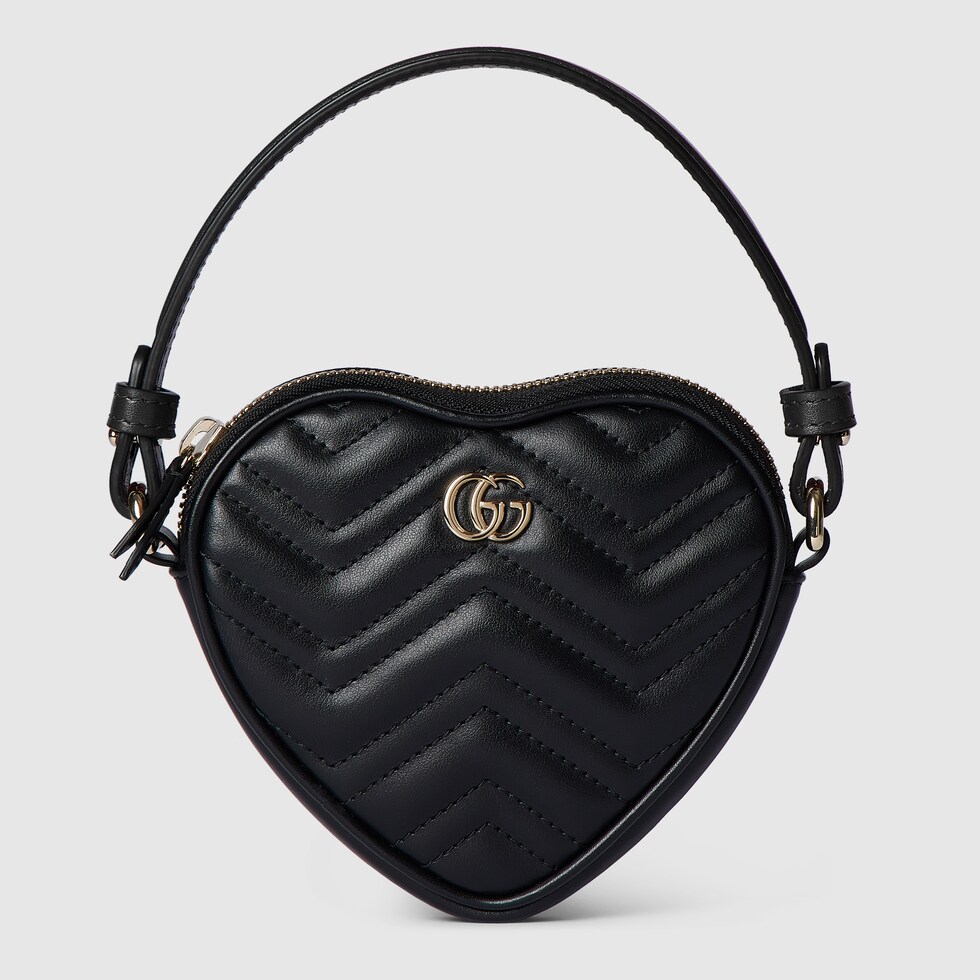GGマーモント〕ミニバッグブラック レザー | GUCCI公式 GGマーモント〕ミニバッグブラック レザー | GUCCI公式