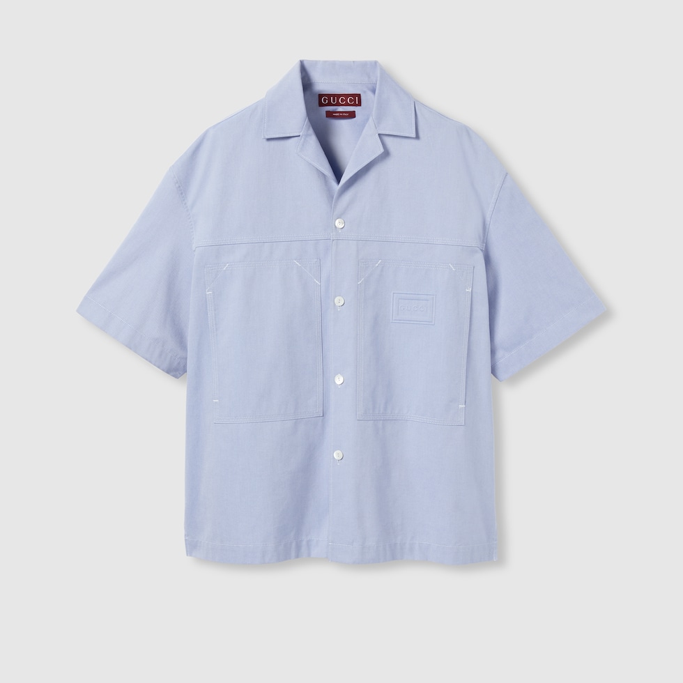 グッチ　シャツ　130cm New York Yankees Cutter & Buck Stretch Oxford Stripe Mens