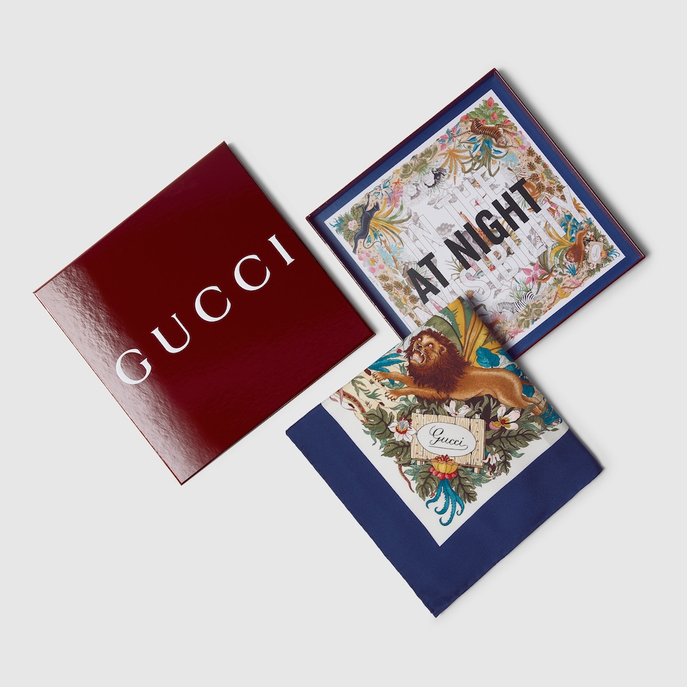 GUCCI グラフィティ スカーフ GUCCI グラフィティ スカーフ THE ART OF SILK | 株式会社ケリング