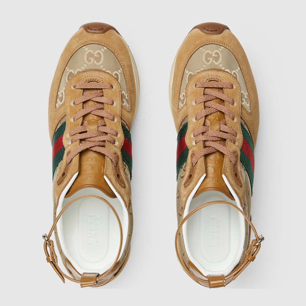 GUCCI 24AW スニーカー マルチカラー GUCCI グッチ 24AW リウェブ ヒールロゴ ローカットレザー