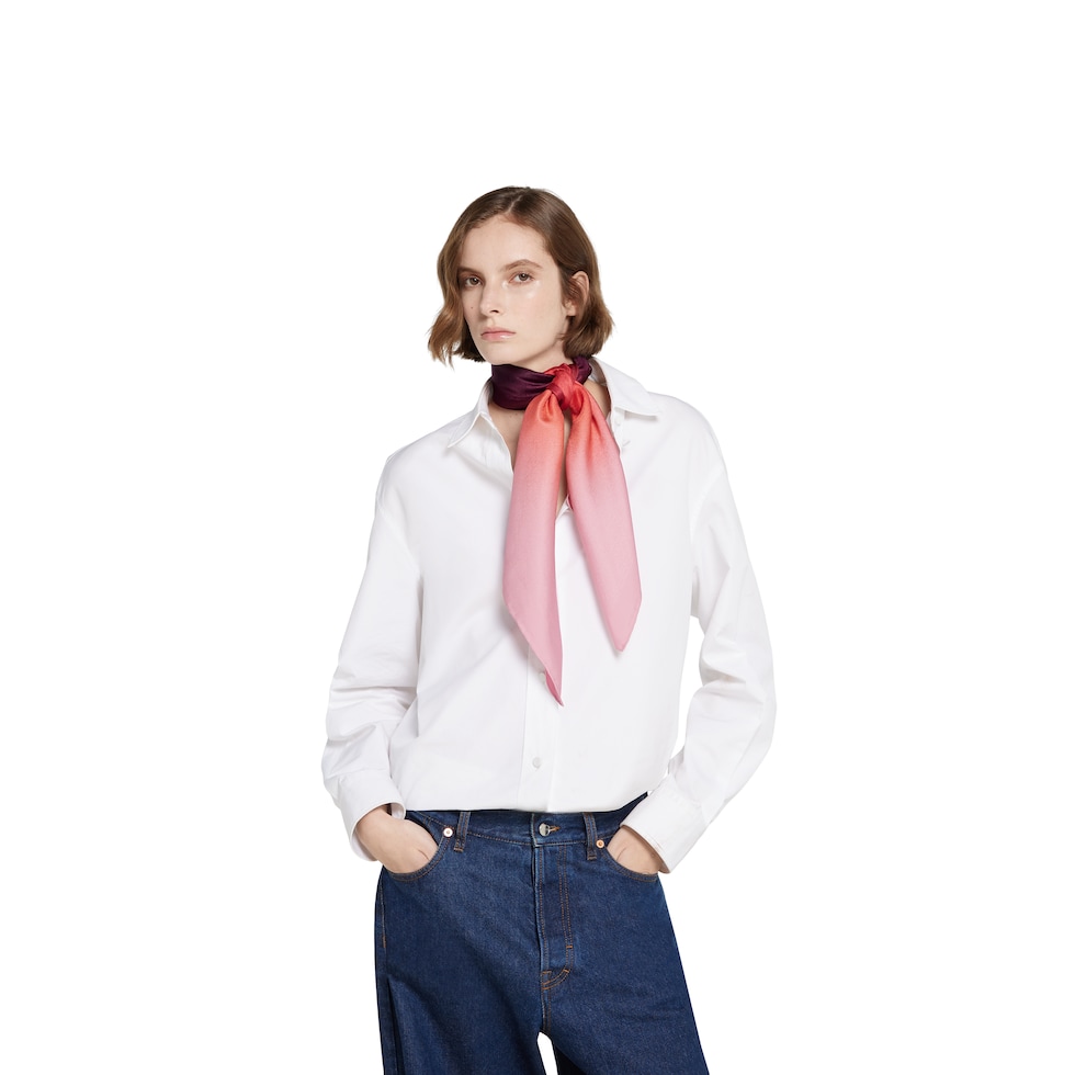 90 x 90 project silk carré in pink | GUCCI® US