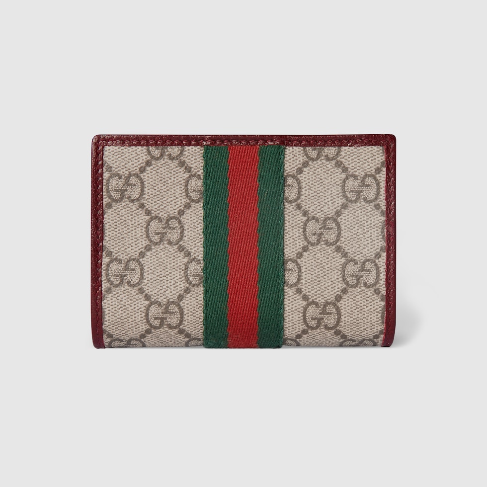 【関税＆送料込み】Gucci Ophidia Gg Supreme Fabric Wallet Ophidia small wallet in beige and brown GG Supreme | GUCCI® US