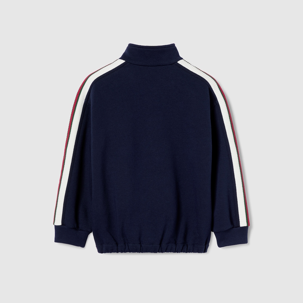 【4/30削除】GUCCI アウター　ジャンパー QA ®غوتشي |‎Children's cotton zip jacket in dark blue