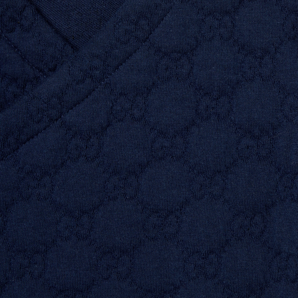 Baby padded GG jersey gift set in dark blue | GUCCI® US