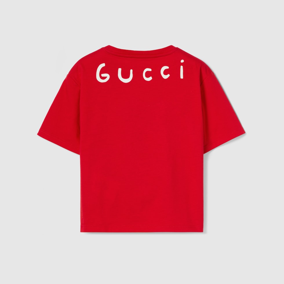 GUCCIチルドレンロゴTシャツ[10] グッチ キッズ〔チルドレンズ〕グッチ ロゴ コットン Tシャツ | GUCCI® JP