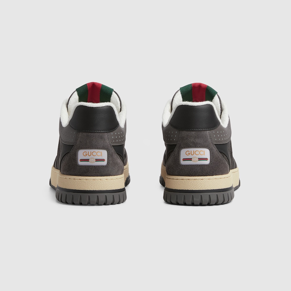 Men's Gucci Re-Web sneaker in grey GG nylon | GUCCI® US