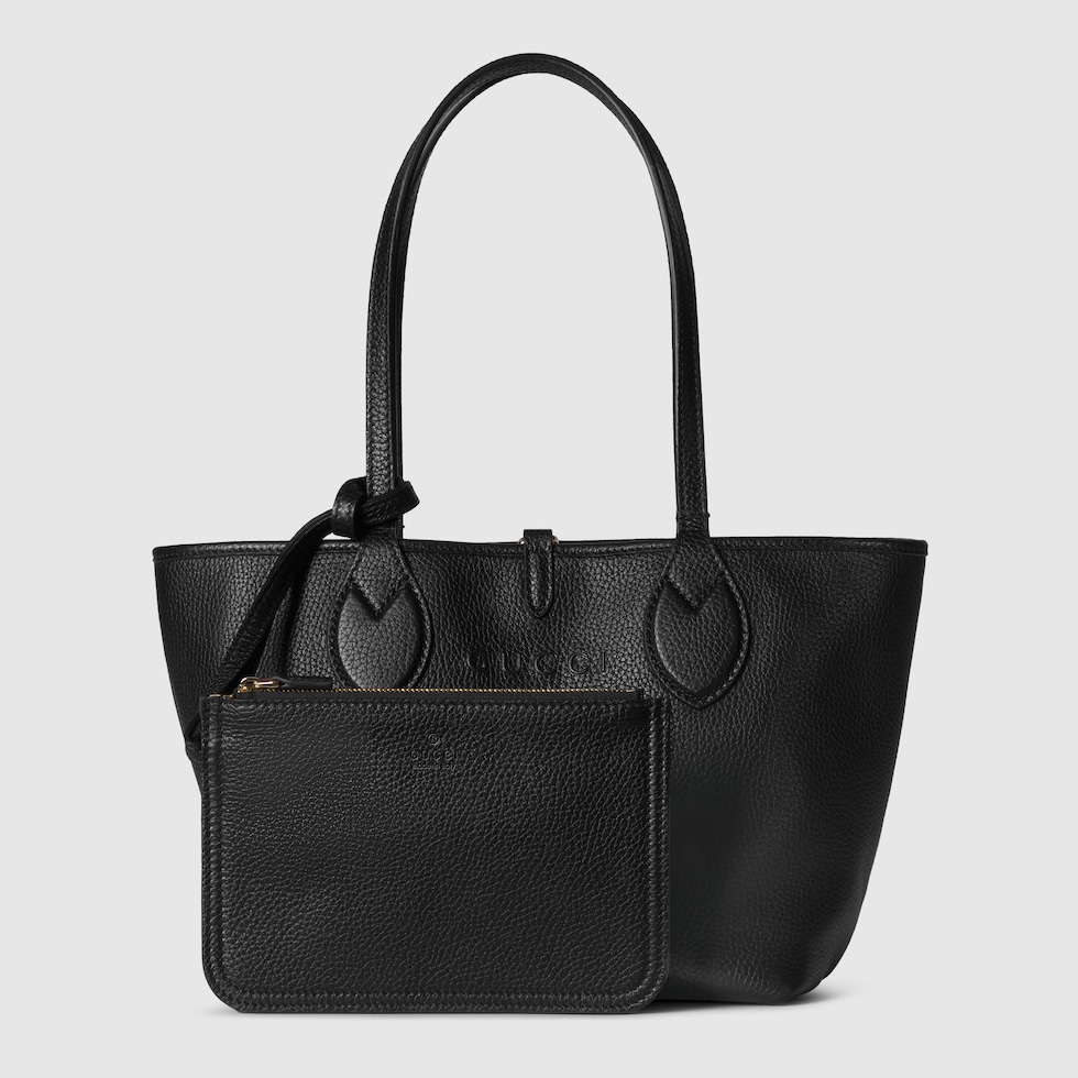 Gucci Totissima small reversible tote bag in black leather
