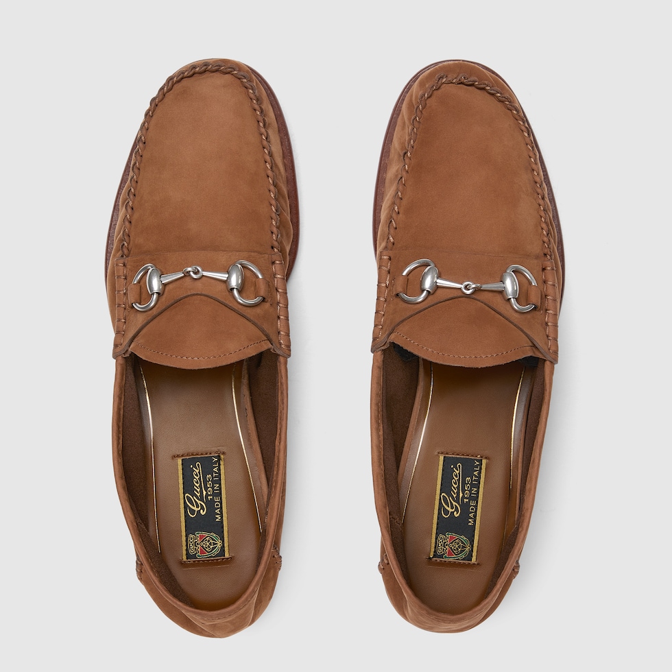 グッチ ホースビット 1953〕メンズ ローファー ・ライトブラウン