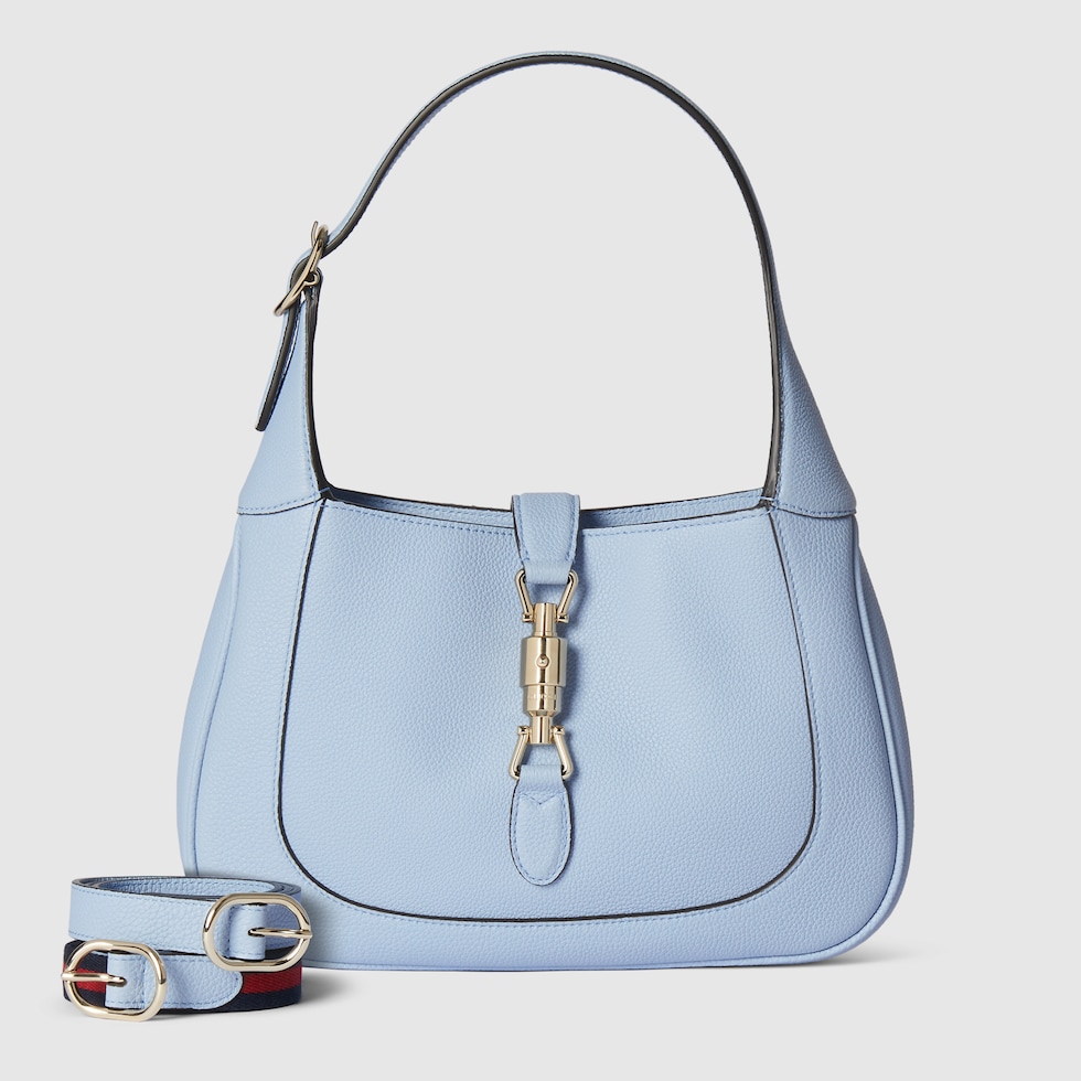 本命ギフト light in bag medium 1961 Jackie Gucci blue US GUCCI® | leather バッグ
