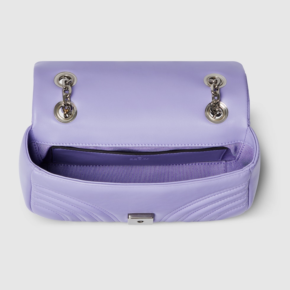 格安 in bag shoulder small Marmont GG lilac US GUCCI® | leather 雛人形・ひな祭り