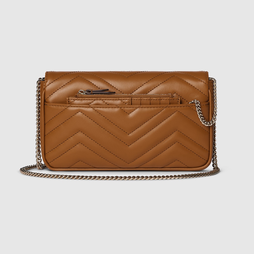 【関税&送料込】Gucci Mini Borsa Gg Marmont In Pelle 751526_AAET8_2718_009_070_0000