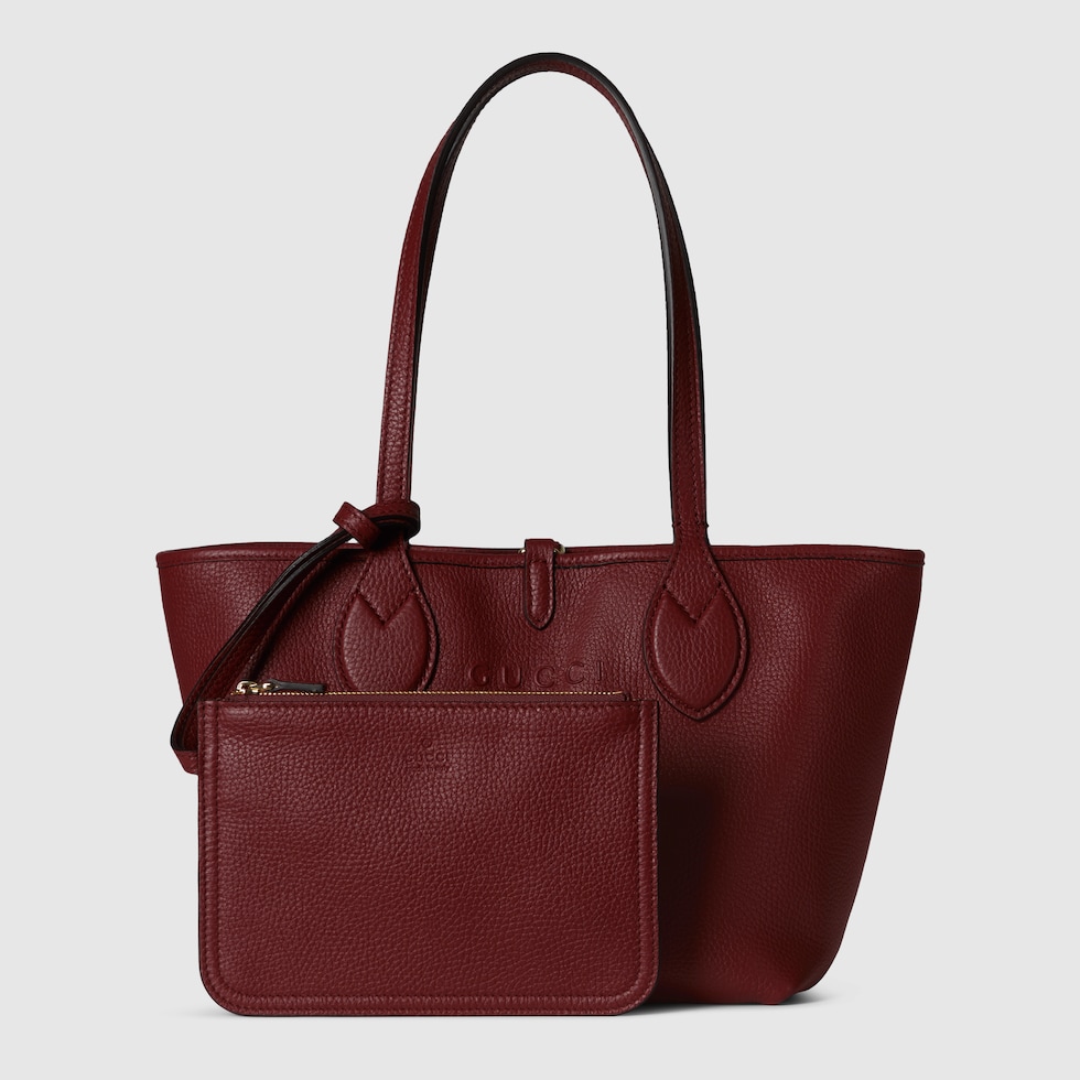 Gucci Totissima small reversible tote bag in Rosso Ancora