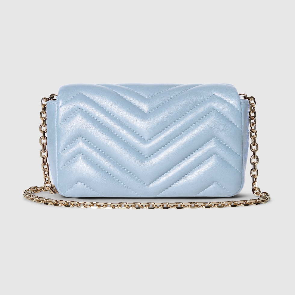 セール★Gucciグッチ★MARMONT GG Marmont mini shoulder bag in light blue leather | GUCCI® US