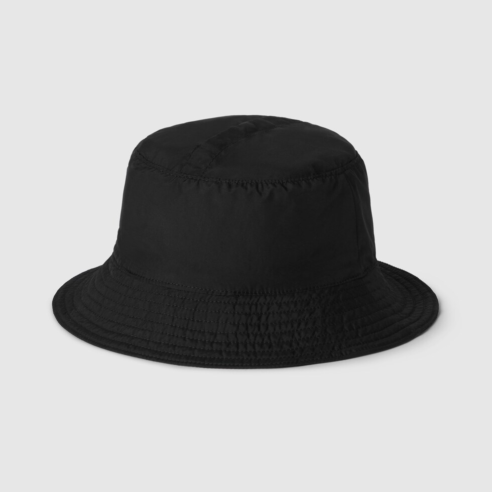 M*y様 GUCCI バケットハットブラック 正規品 リバーシブル GGナイロン バケットハット ・ブラック | GUCCI公式