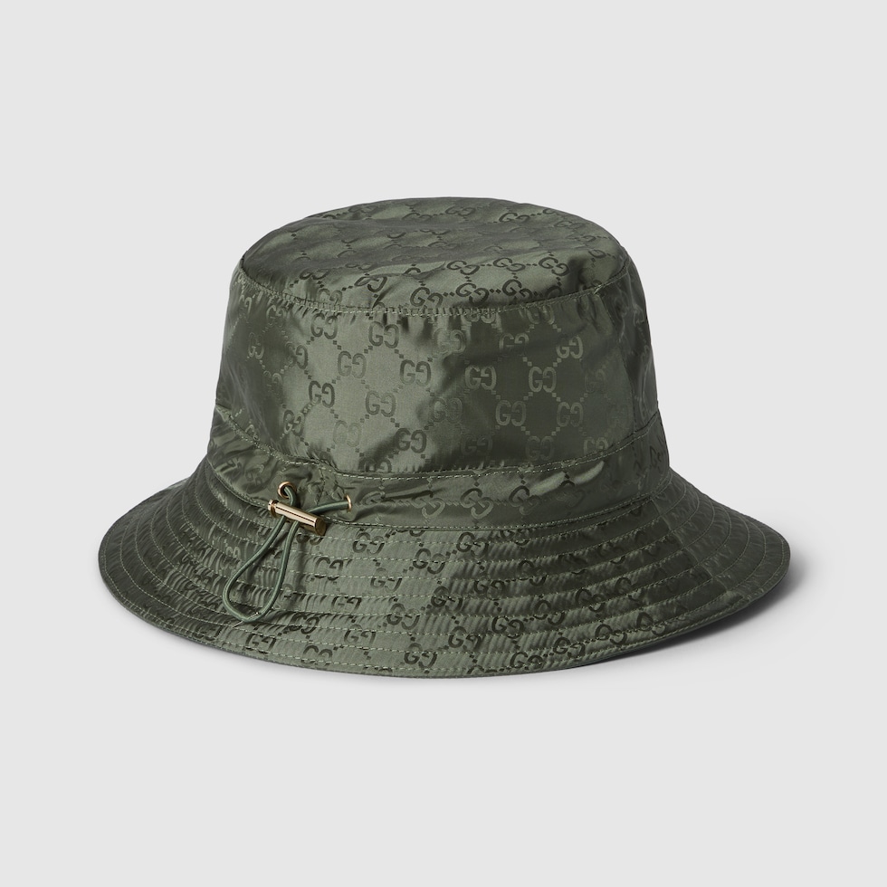 GUCCI リバーシブル　シルク＆ベルベットハット Gucci レディース リバーシブルバケットハット の ブラウン | LN-CC®