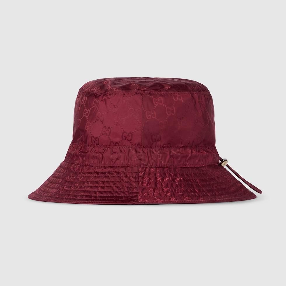 ハット Gucci REVERSIBLE GG NYLON BUCKET HAT 835772_3HBB7_1060_002_100_0000
