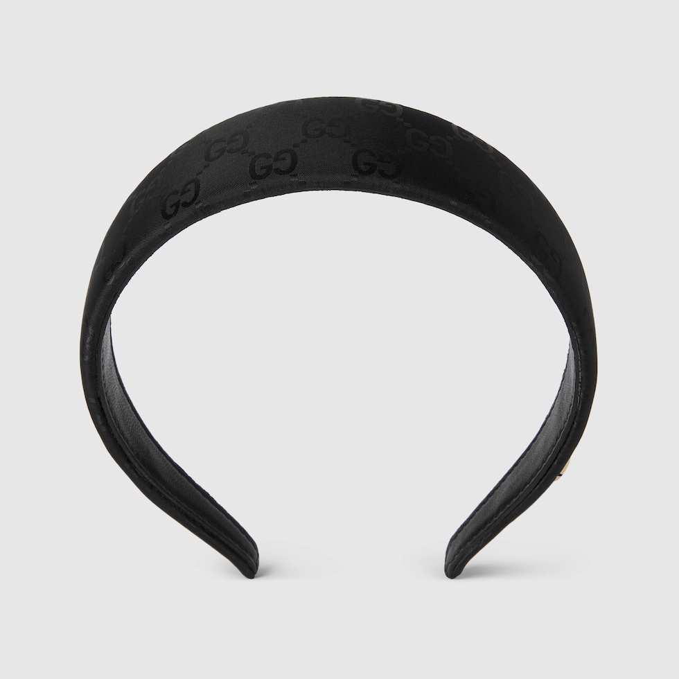 GG nylon hair band in black | GUCCI® US