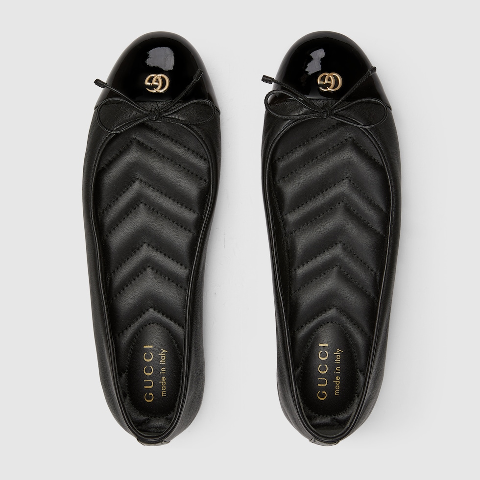 可愛いです GUCCI フラットシューズ バレエシューズ G G柄　35C グッチ ホースビット〕ウィメンズ フラットバレエシューズグッチ