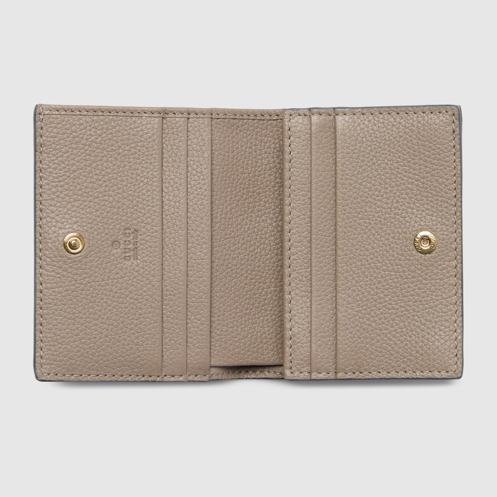 【国内即発送】Gucci ダブルG バイカラー ミニ ウォレット ダブルG バイカラー ミニ ウォレットブラック＆レッド レザー
