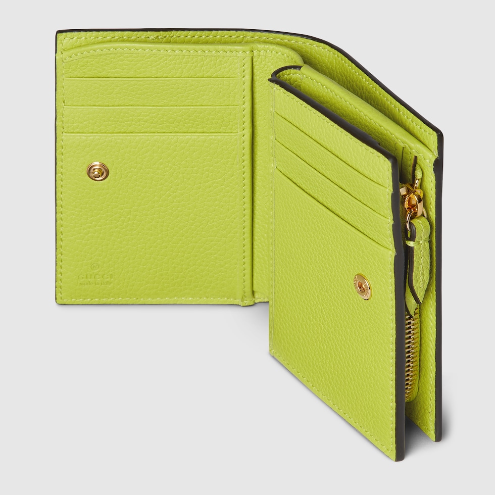 ✨新品同様✨GUCCI ダブルG ミディアムウォレット　グリーン　レザー　現行 598587_CAO2G_3146_001_080_0000