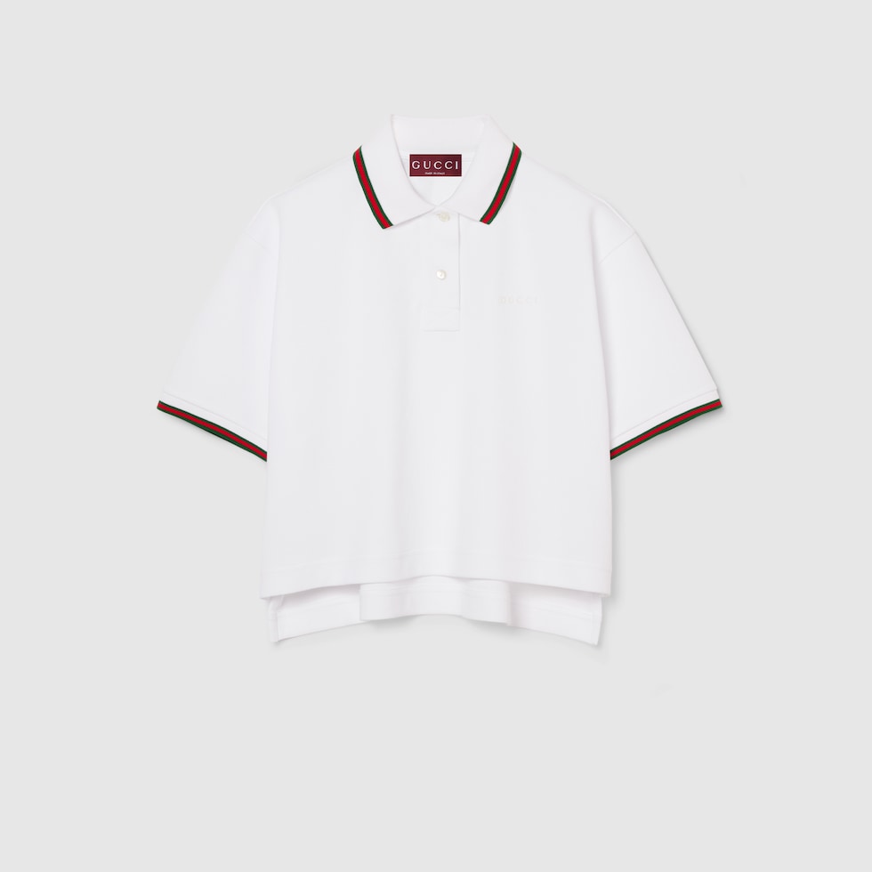 【GUCCI】関税込★ウェブ付きシャツ 814958_XJG3D_9692_001_100_0000