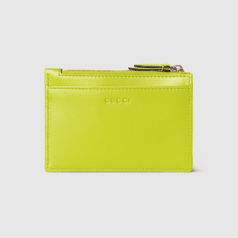 ダブルG キーケース ・ブライトグリーン レザー | GUCCI公式