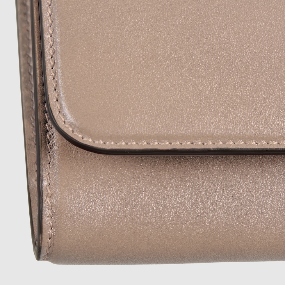 【関税&送料込】Gucci Dove Grey Leather Gucci 73 Clutch Gucci 73 clutch in taupe leather | GUCCI® US