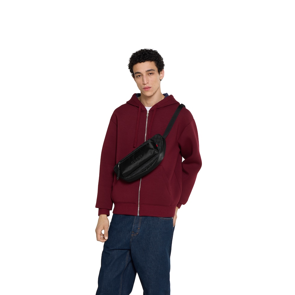 25新作 グッチ ネクサス GGナイロン ラージ スリングバッグ Gucci Nexus large slingbag in black GG nylon | GUCCI® SE