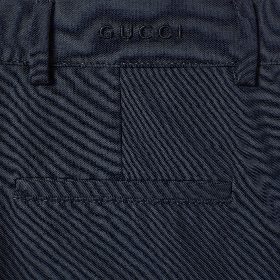 注目の新作♪【GUCCI】ライトコットンキャンバス カーゴパンツ 注目の新作♪【GUCCI】ライトコットンキャンバス カーゴパンツ