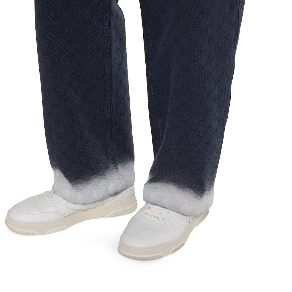 現行タグ GUCCI 21SSホワイトデニム カーゴパンツ シェリーライン 46 623953_XDB7H_4632_001_100_0000