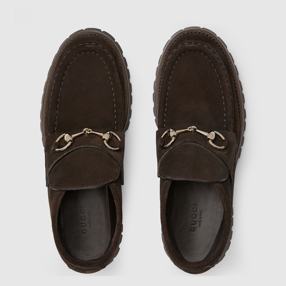 ホースビット ウィメンズ アンクルブーツ ・ダークブラウン スエード