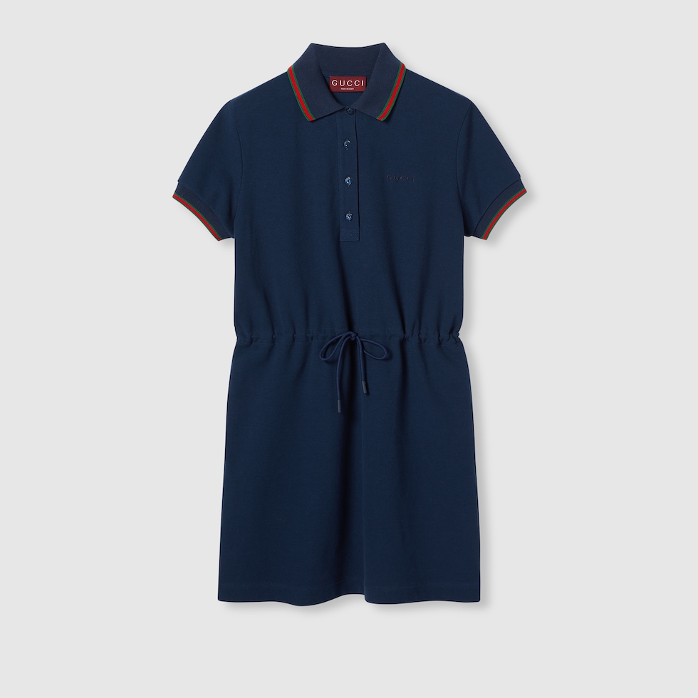GUCCI★グッチ★素敵！TURQUOISE FLANNEL MOCK NECK DRESS GUCCI® NL Official Site | Celebrate Italian Heritage