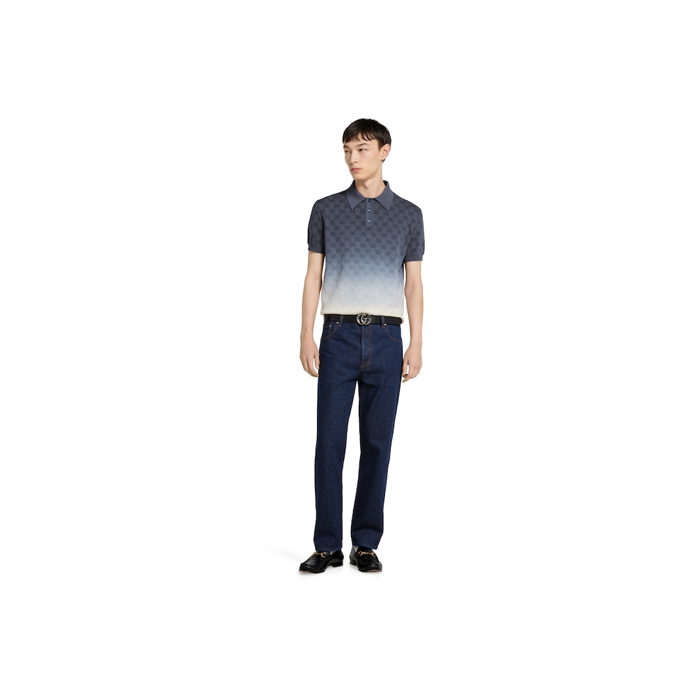 8gshoot LOGO JACQUARD KNIT POLO ネイビー 新品】8gshoot LOGO JACQUARD KNIT POLO ネイビー - メルカリ