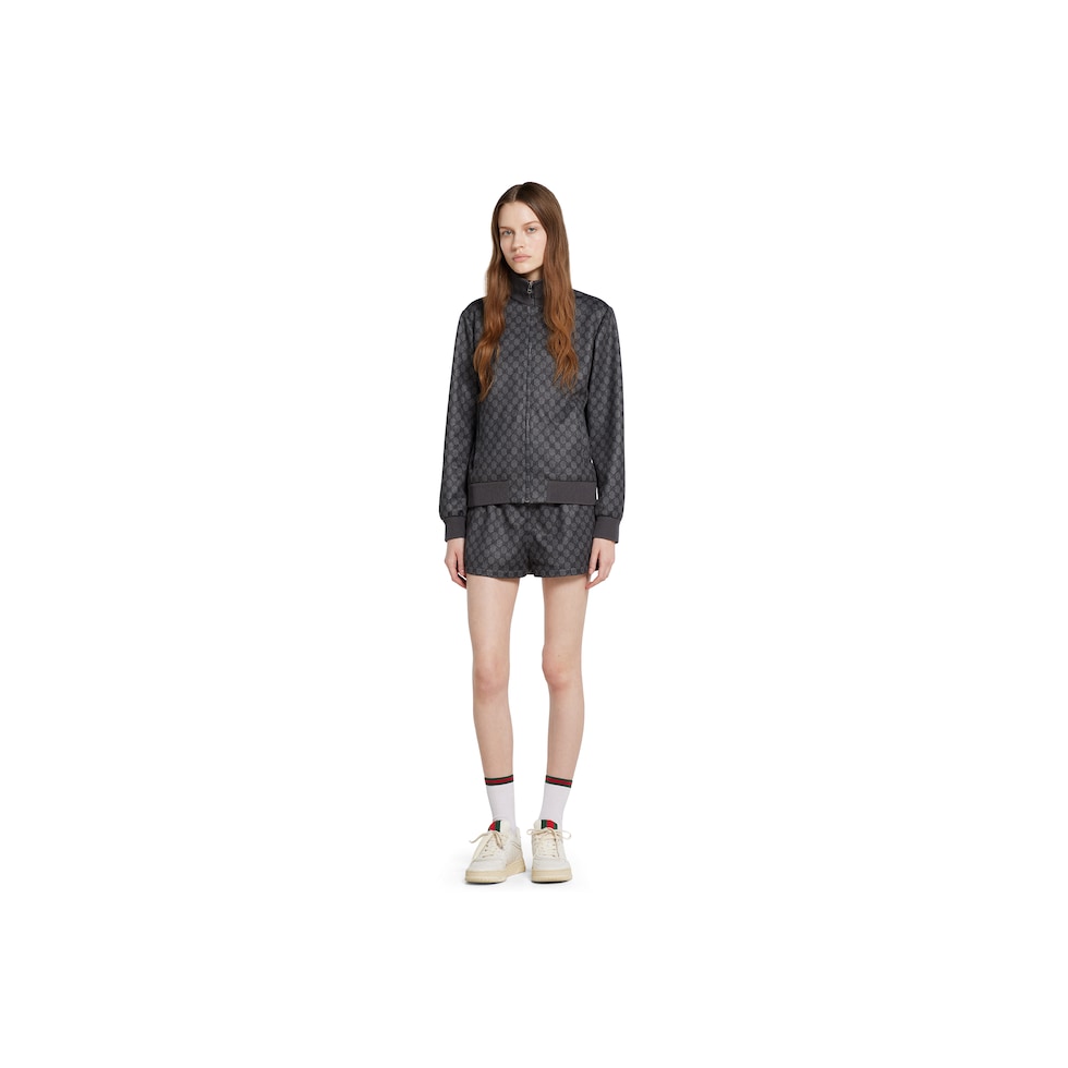 ブルゾン GUCCI FW25 GG FULLZIP SWEATSHIRT (837678 XJHF0 1000) 837678_XJHF0_1000_001_100_0000