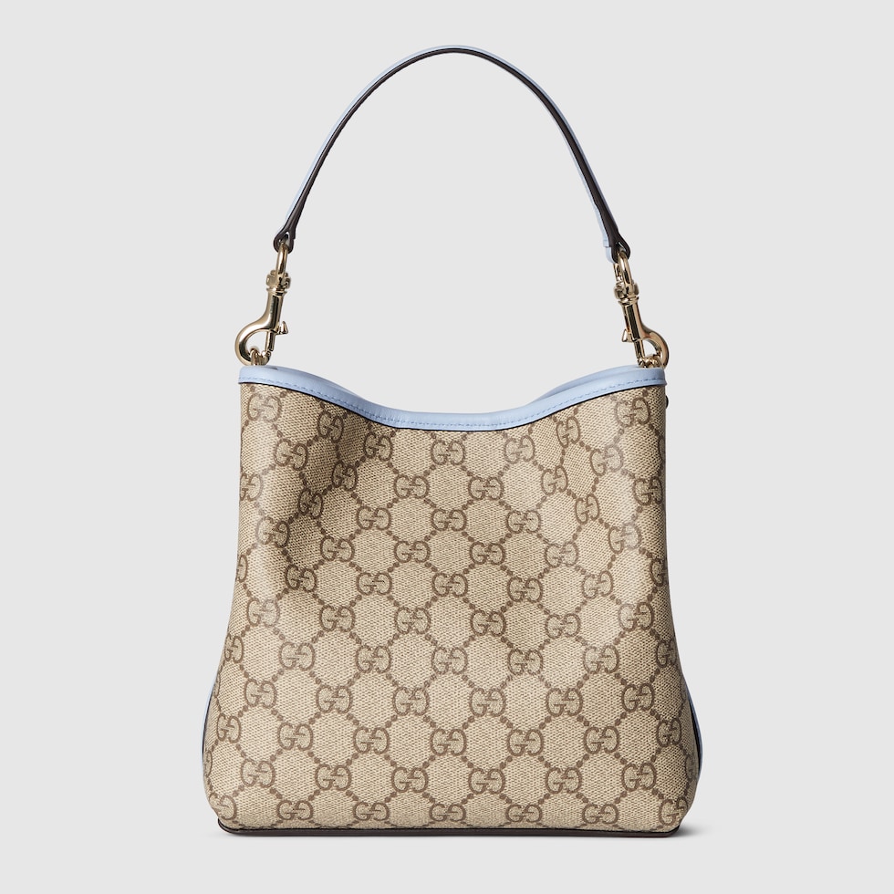 ショルダーバッグ・ポシェット GUCCI Gg emblem leather bucket bag with frontal logo 815118_FAD6L_9862_009_077_0055