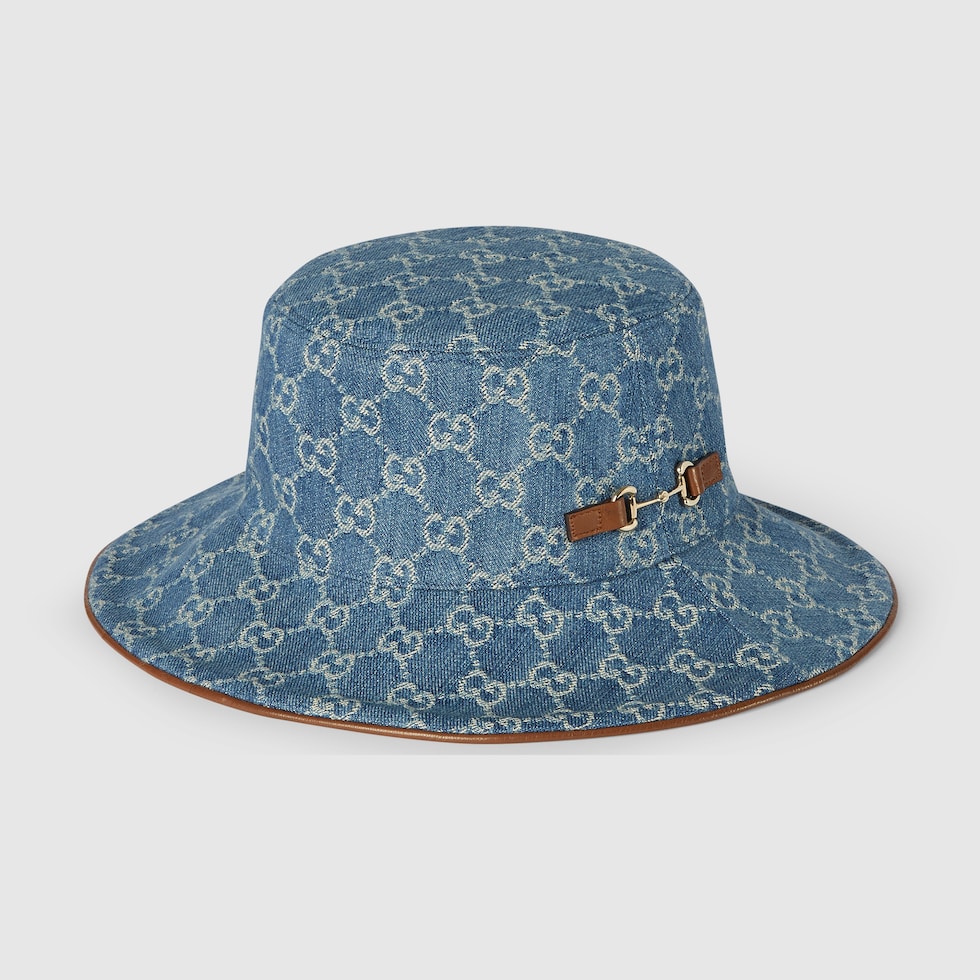 希少デザイン 極美品 Gucci アイボリー Lサイズ バケットハット GUCCI/グッチ】 631951 3HK74 9000 GGラメ バケットハット