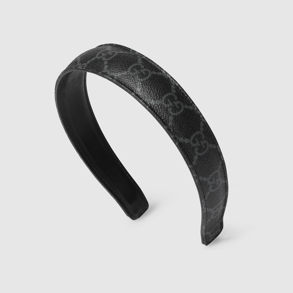 GUCCI GG ヘアバンド GG fabric hair band in beige and dark brown | GUCCI® US