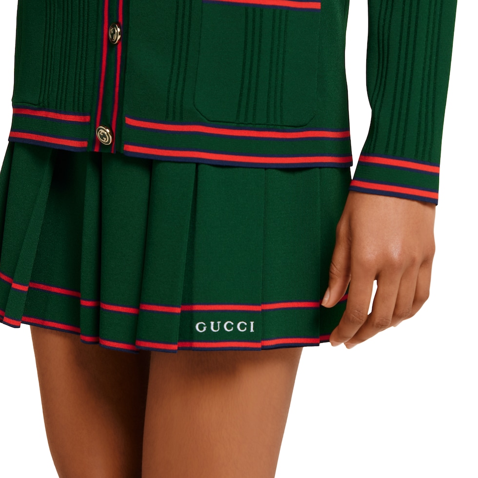 GUCCI】グッチ『GGテクニカルジャージースカート sizeL』526514
