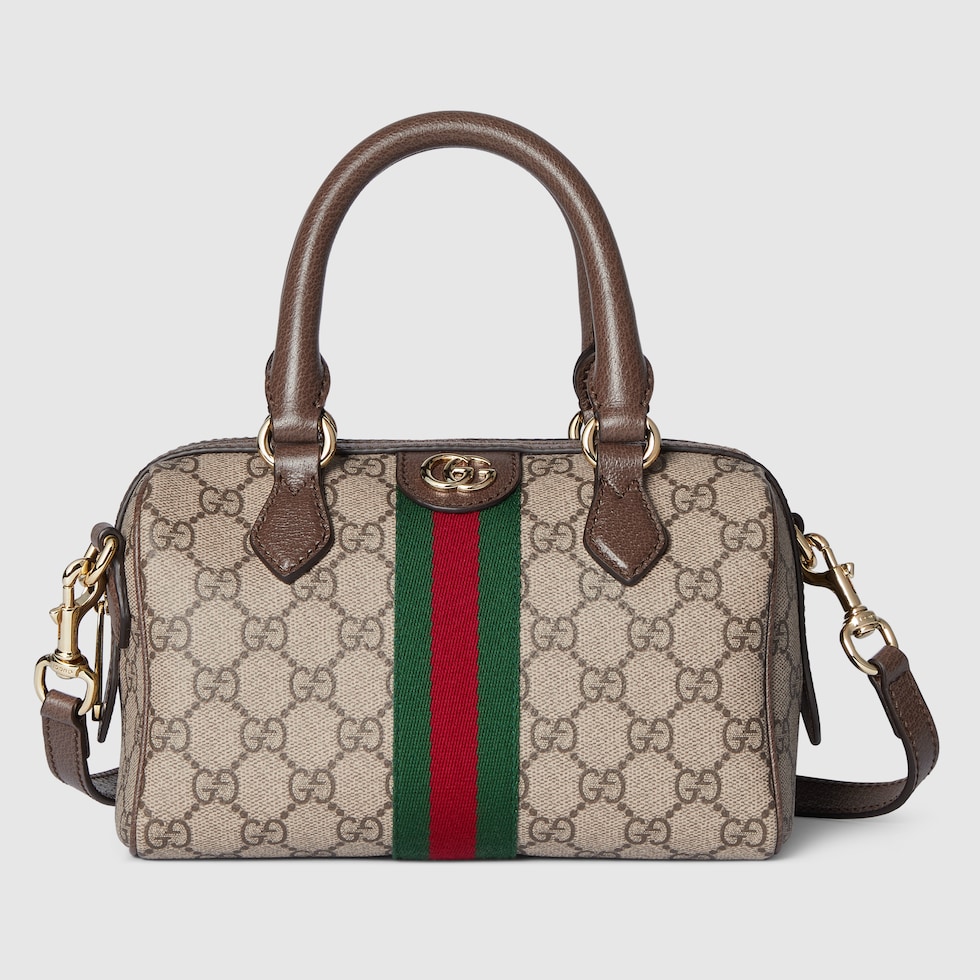 【GUCCI】MICROSHIMA BOSTON BAG Gucci Nice Microguccissima Leather Boston Bag: Handbags