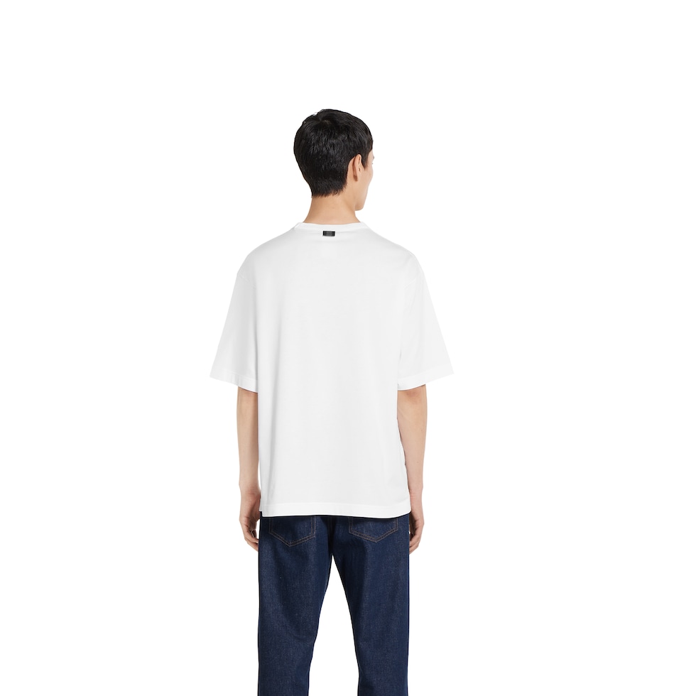 新作【GUCCI】ライトコットンジャージー Tシャツ、ホワイト ライトコットンジャージー Tシャツホワイト | GUCCI公式