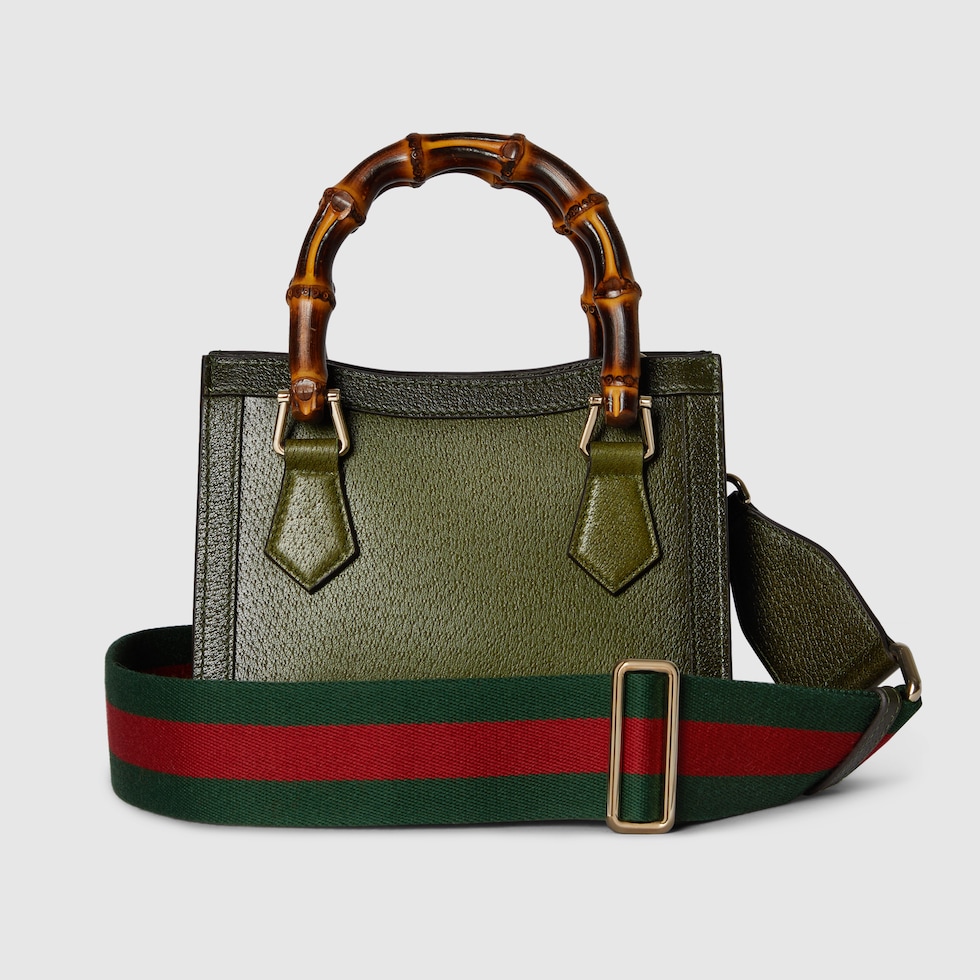 ショルダーバッグ・ポシェット GUCCI DIANA SMALL LEATHER SHOULDER BAG GREEN Gucci Diana small tote bag in gradient green leather | GUCCI® PL
