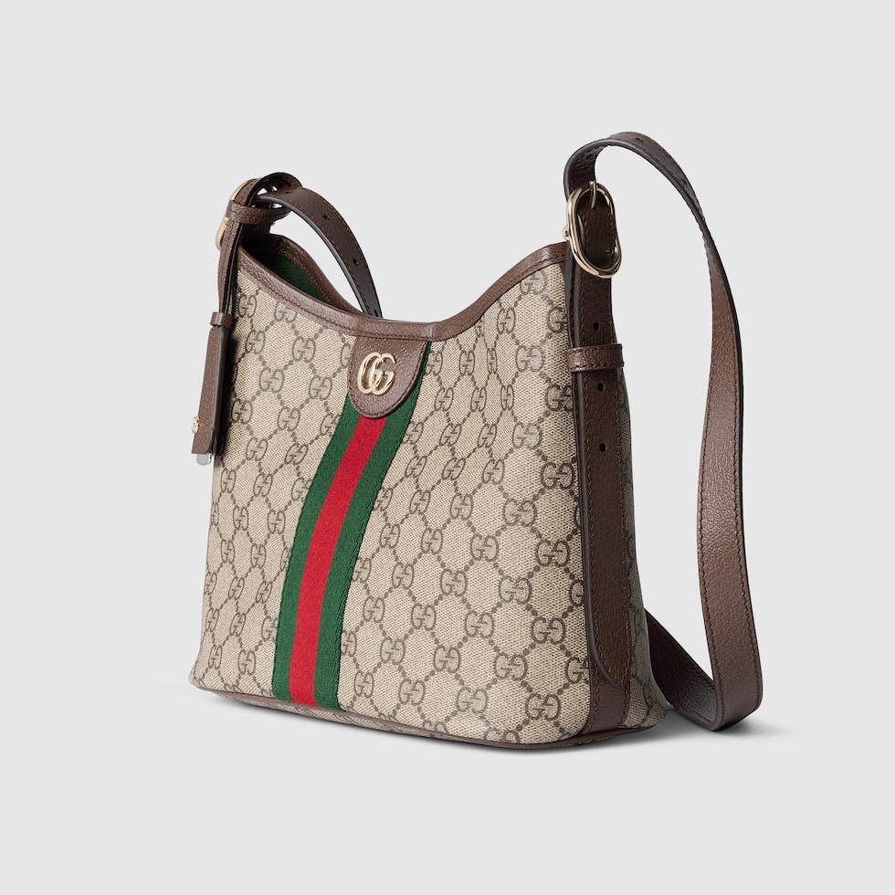 ショルダーバッグ [GUCCI] OPHIDIA GG SHOULDER BAG Ophidia small shoulder bag in beige and brown GG fabric