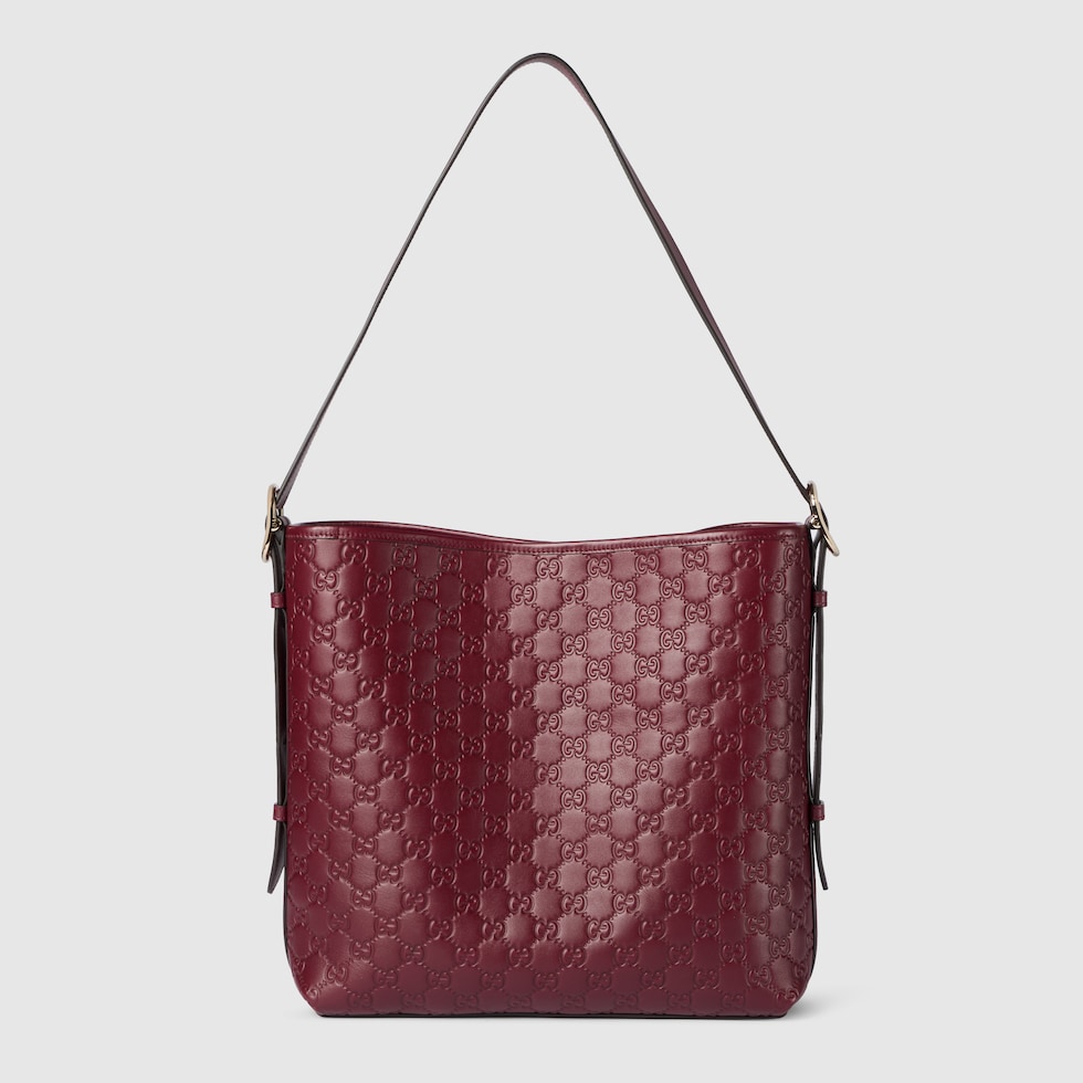 ショルダーバッグ・ポシェット GUCCI Woman Shoulder bag Red 815715AAEEX 6207 Gucci Soho Interlocking GG Red Leather Chain Flap Shoulder