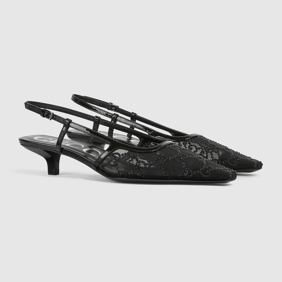 【GUCCI】GG SLINGBACK PUMP スリングバック フラットシューズ 840728_FAEQ0_1046_002_095_0000