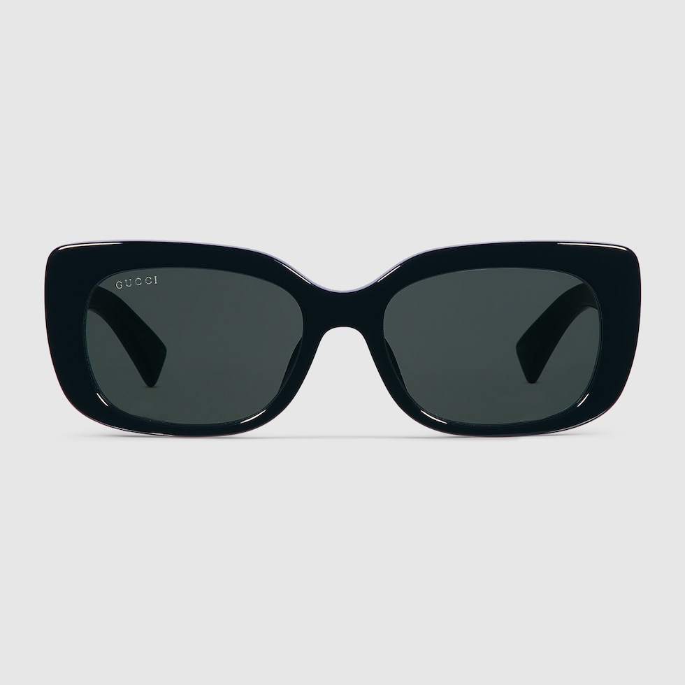 サングラス GUCCI Low Nose Bridge Square Sunglasses GG1798SA 001 Low nose bridge fit sunglasses in black | GUCCI® SG