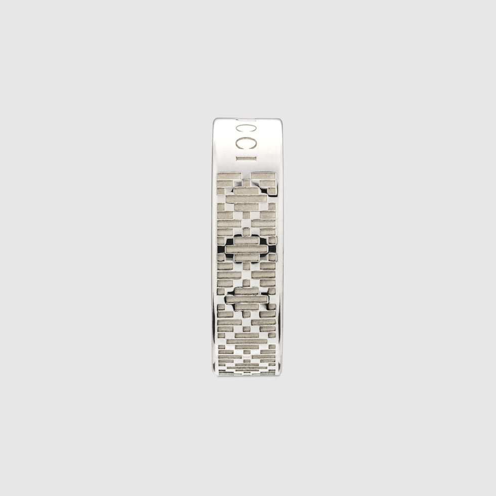 Gucci Diamante ring in 925 sterling silver | GUCCI® US