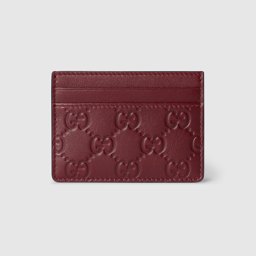 GUCCI 赤 レザー ノートカバー GGパターン GUCCI 赤 レザー ノートカバー GGパターン